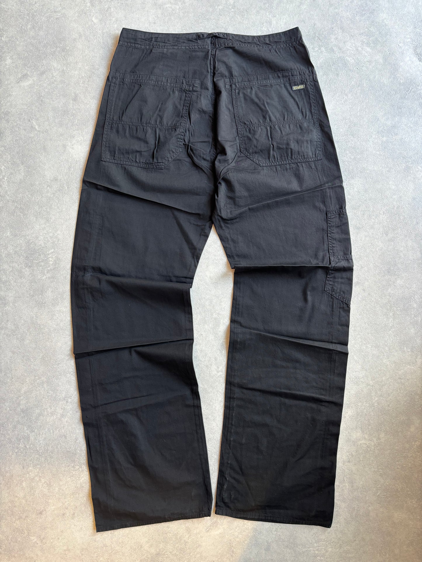 Diesel Loose Fit Herenbroek Zwart
