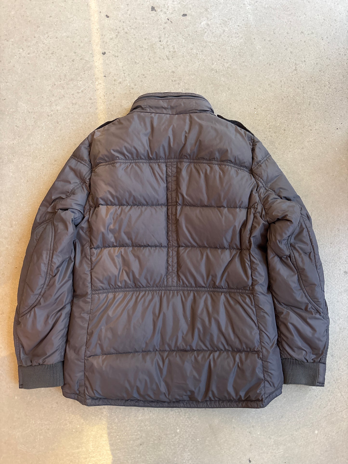 Moncler Padded Field Jacket Brown XL