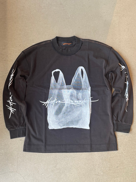 Atelier Reservé Box Longsleeve T-Shirt Plastic Bag Black S