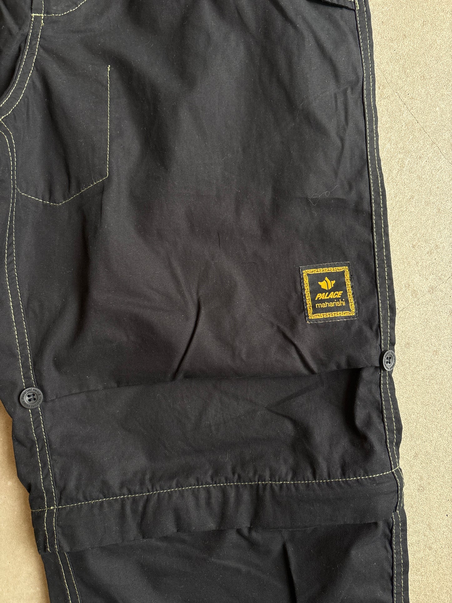 Palace X Maharishi Zip Off Snopants Black Small