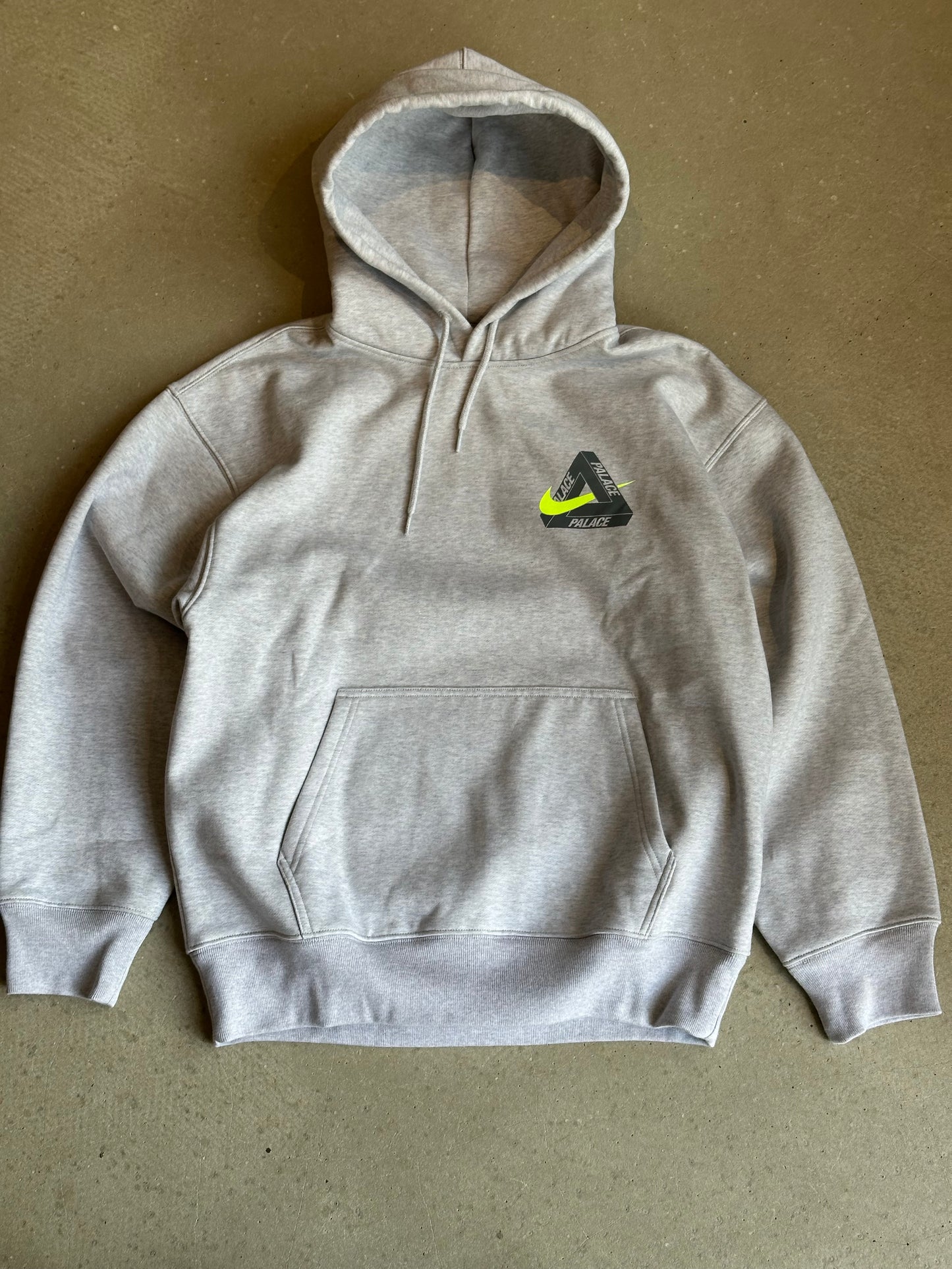 Palace Nike Tri Swoosh Hood Grey Marl Small & Medium