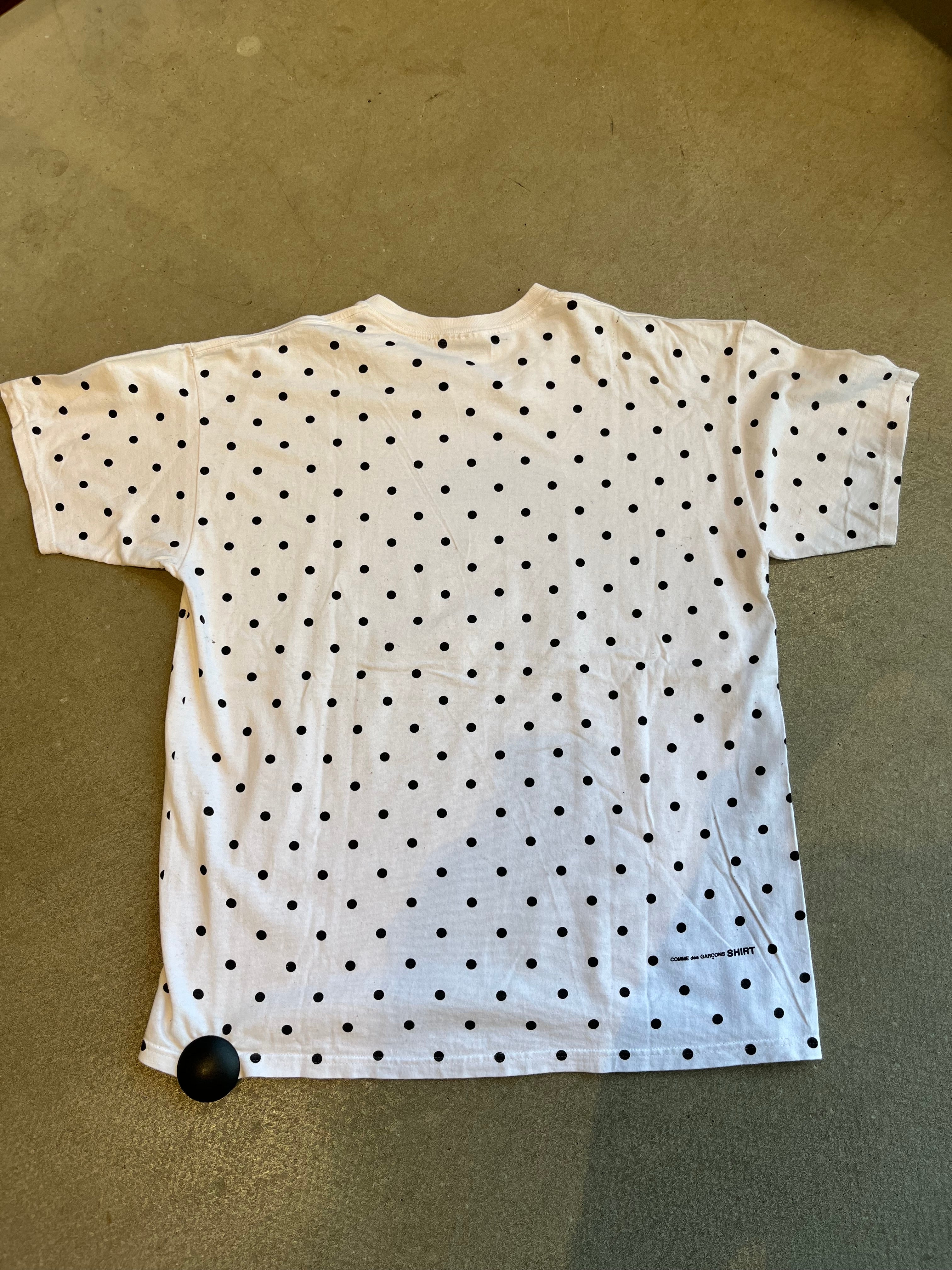 Supreme x CDG Polka Dot Box Logo Tee Size XL Mokum Vintage