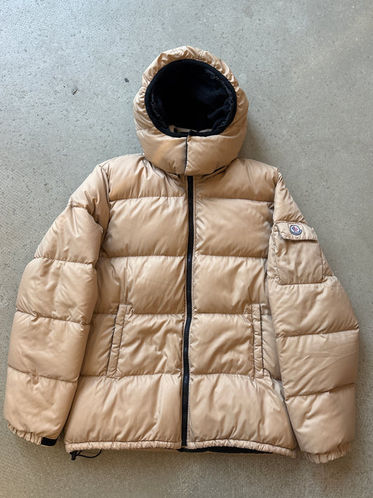 Moncler Hooded Puffer Brown L