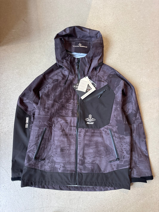 Palace x Vivienne Westwood GORE-TEX Jacket Mono Print Black M