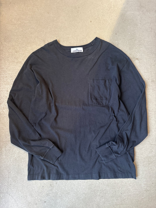 Stone Island Pocket Long Sleeve Tee L