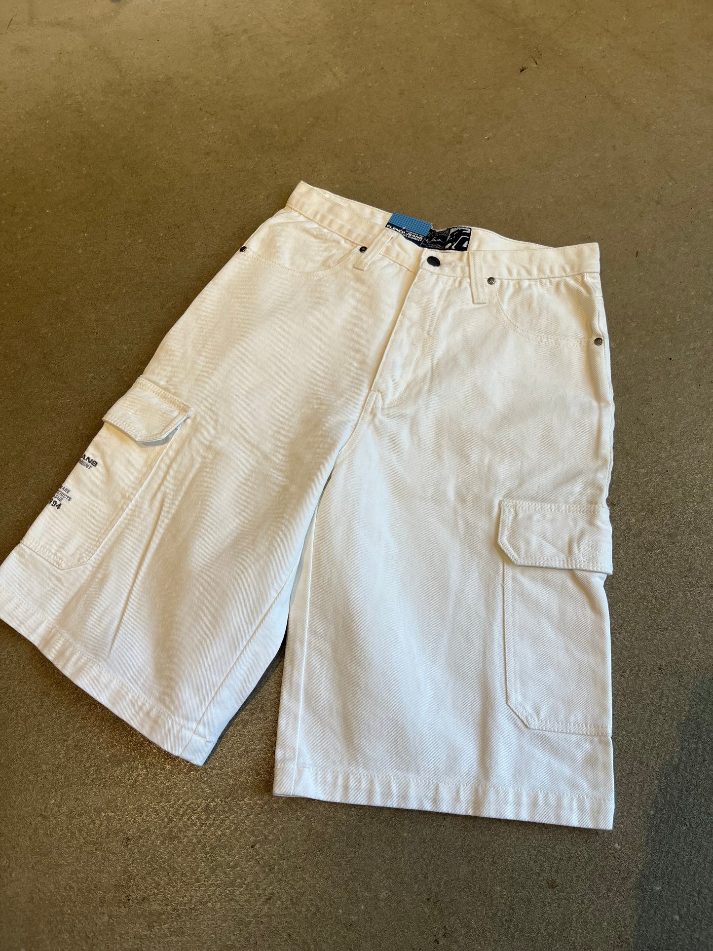 Clench White Shorts 2 - 34