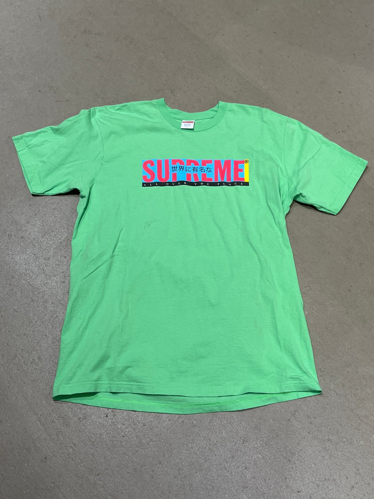 Supreme All Over The Place Tee Green L