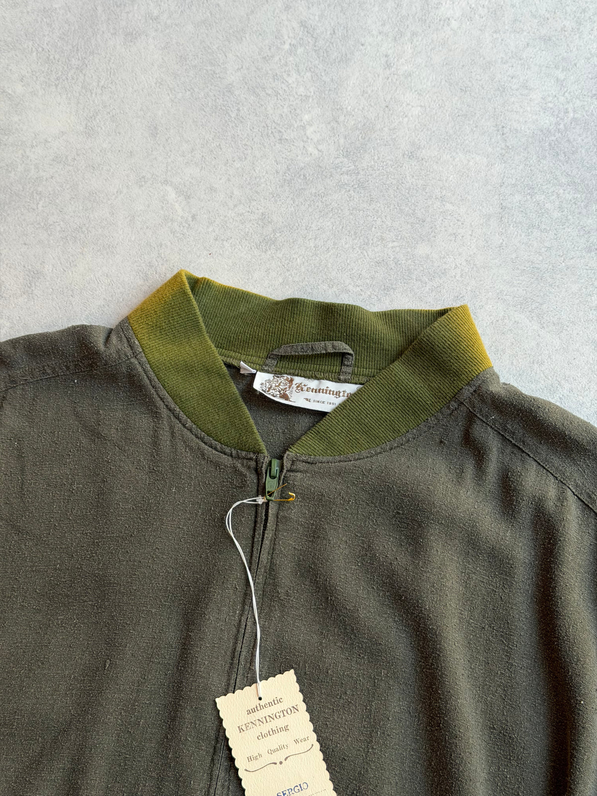 Kennington Sergio Bomber Vest Army Green XL