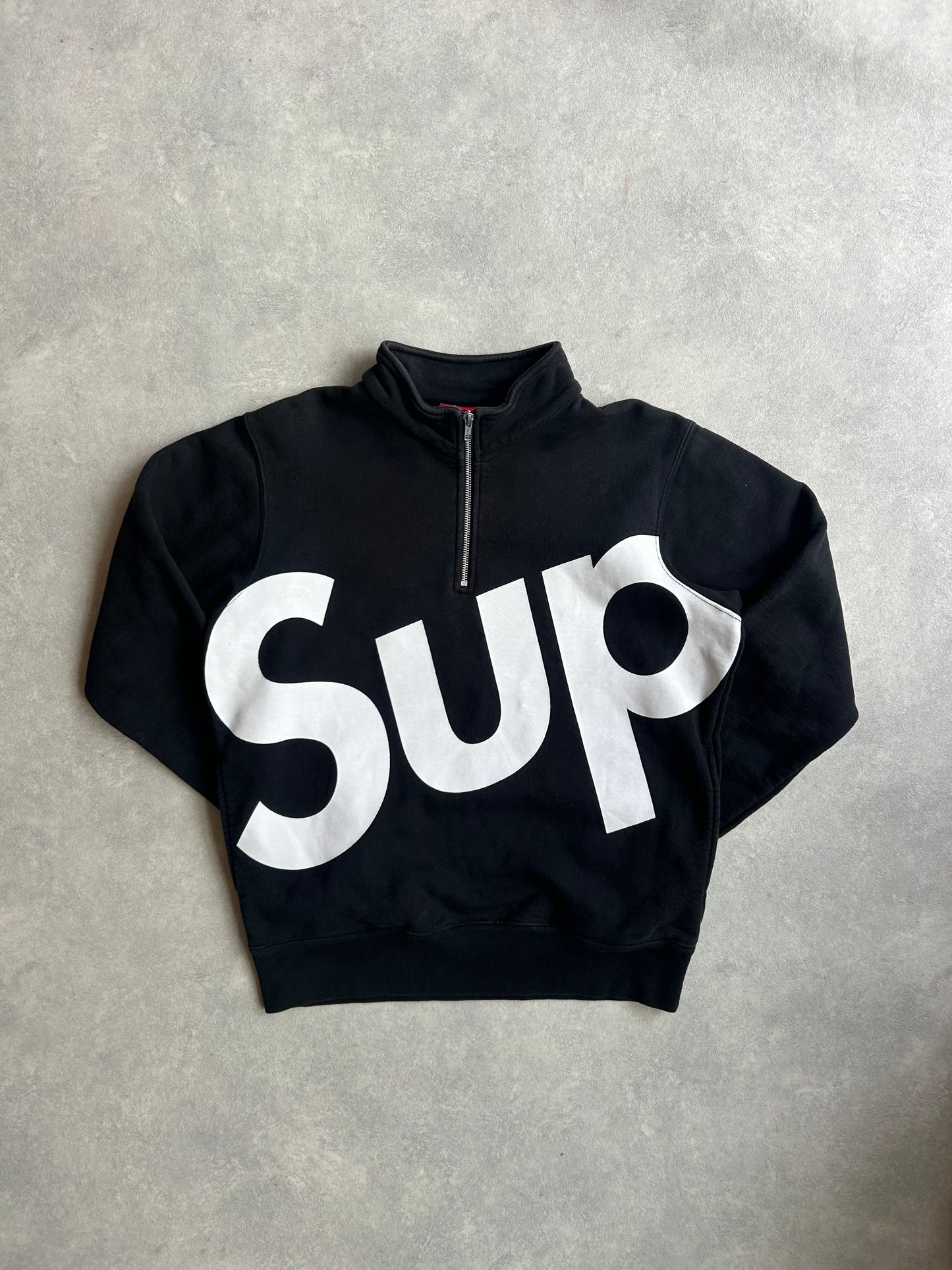 Supreme Big Logo Quarter Zip Medium