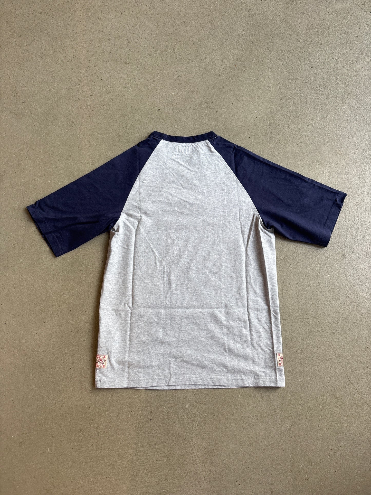 Palace x Evisu Seagull Raglan T-shirt Grey Marl