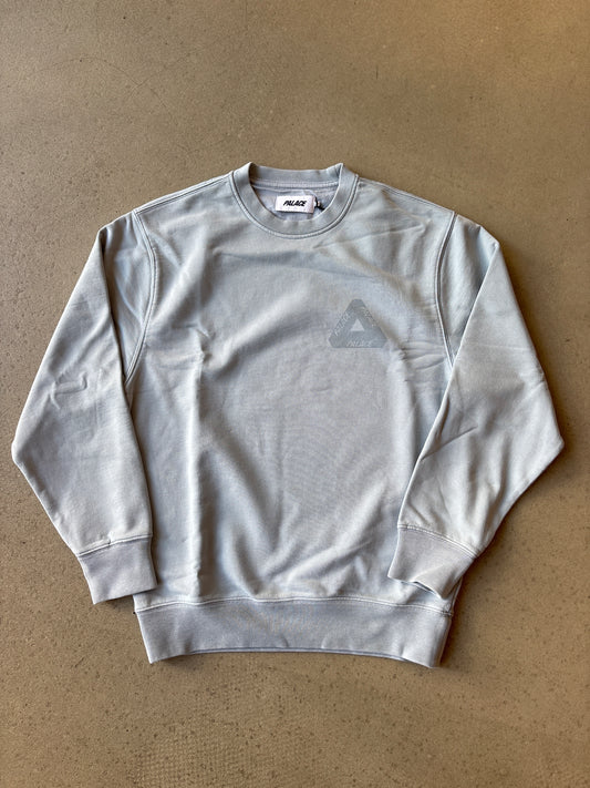 Palace Spray Tri-Ferg Crewneck Hazy Blue S