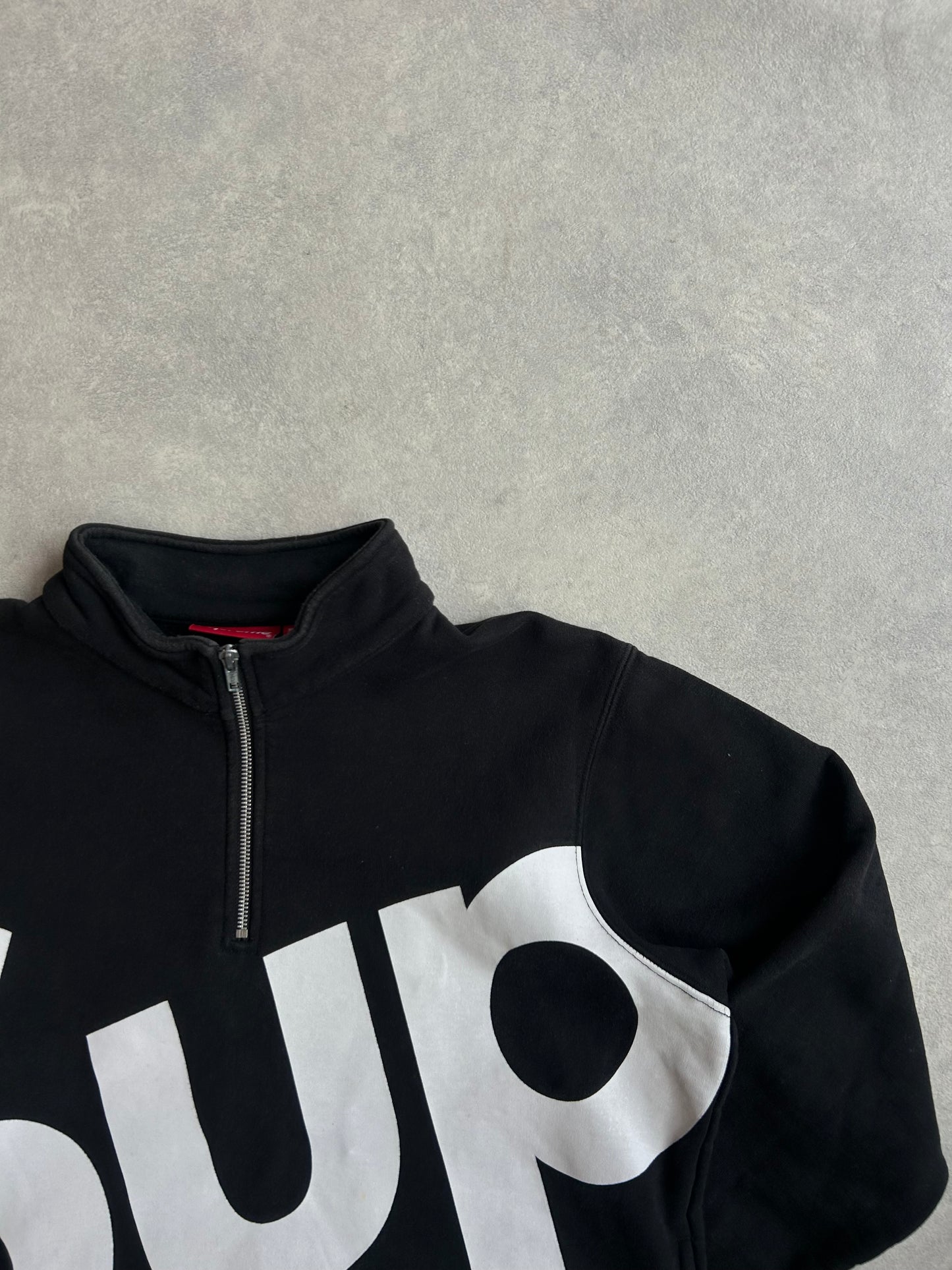 Supreme Big Logo Quarter Zip Medium