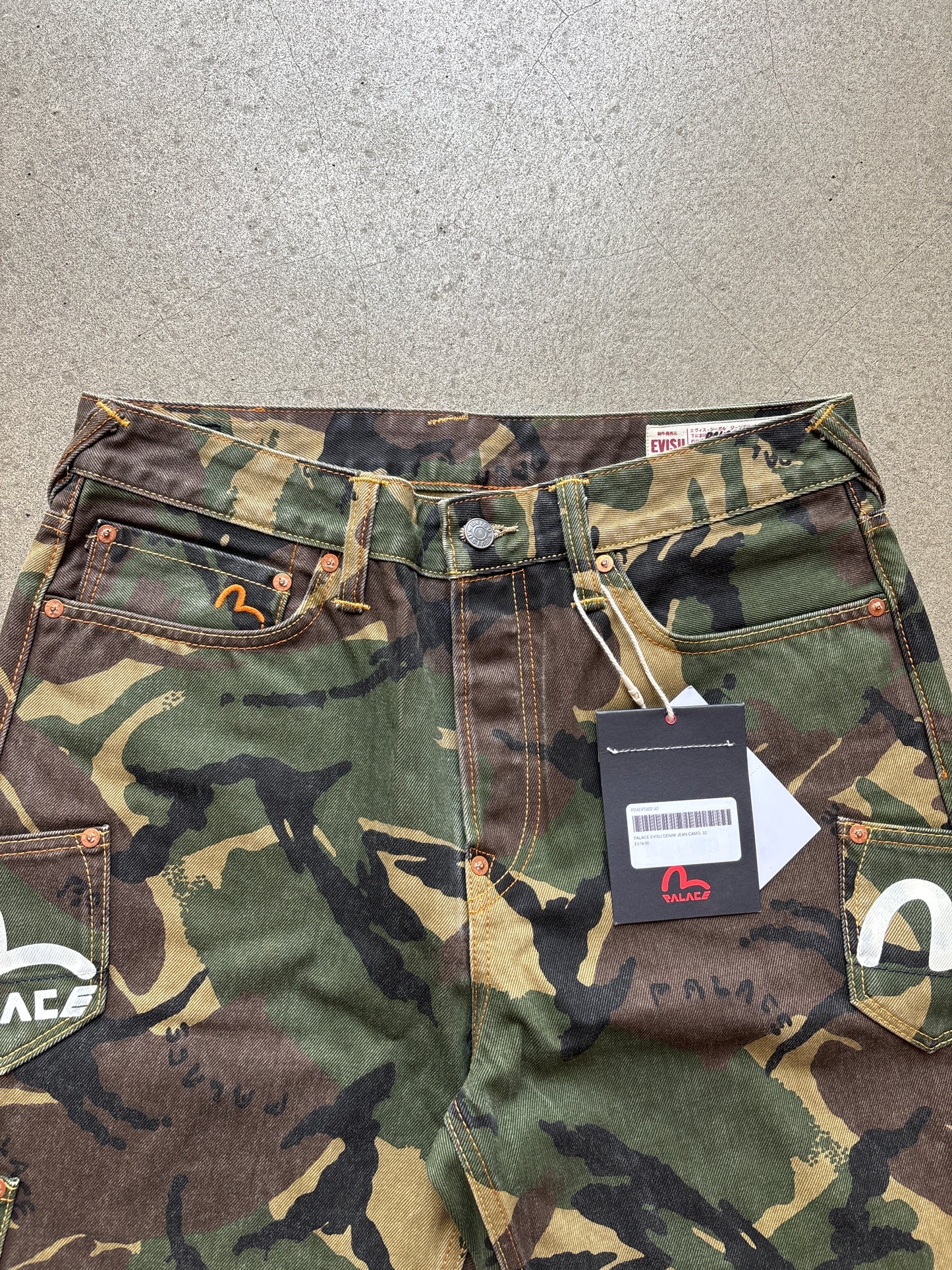 Palace x Evisu Denim Jean Camo