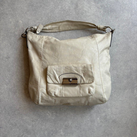 Coach Kristin Hobo Shoulder Bag White