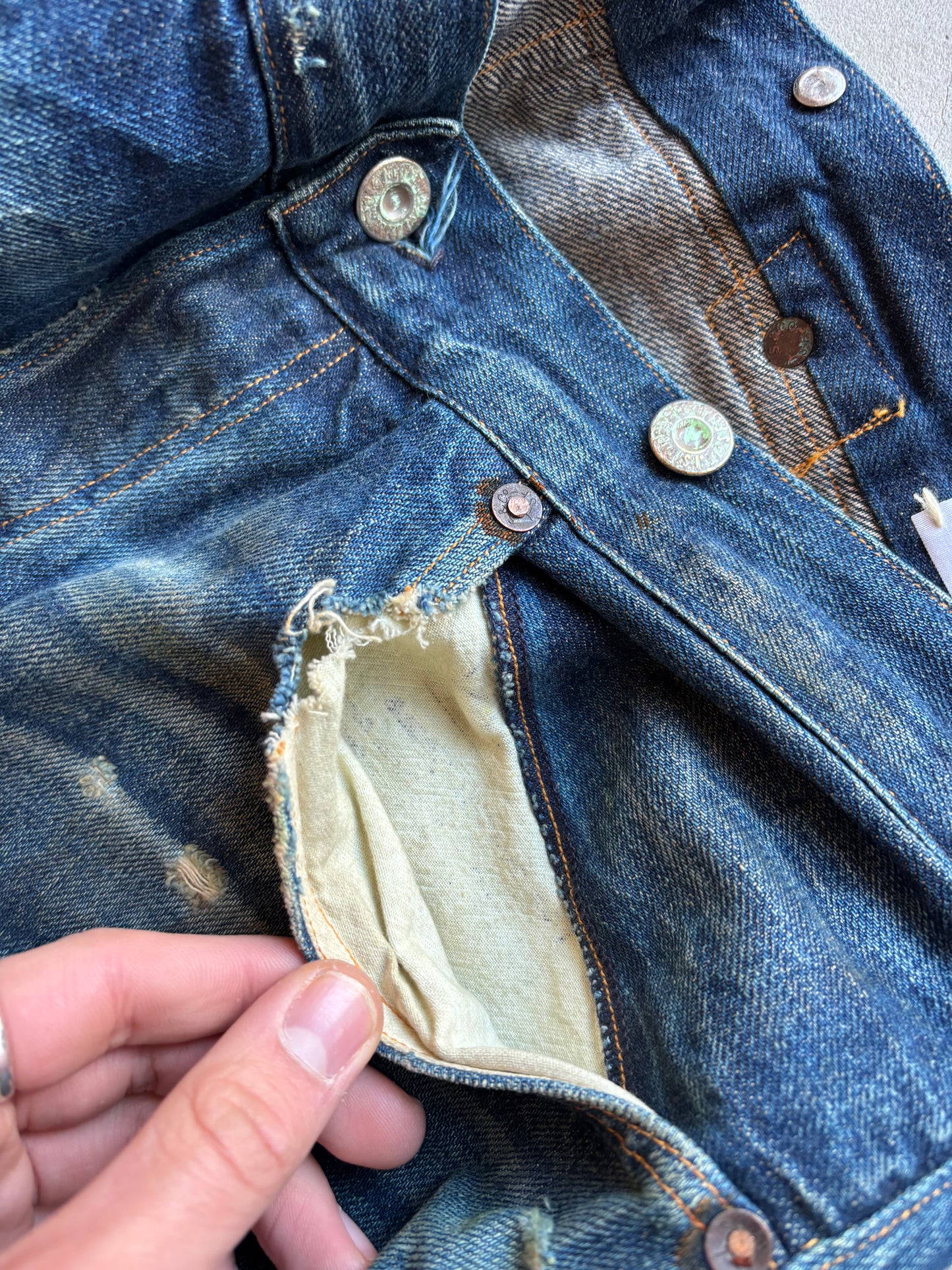 Levi's Limited LVC 501 Distressed Jeans W34