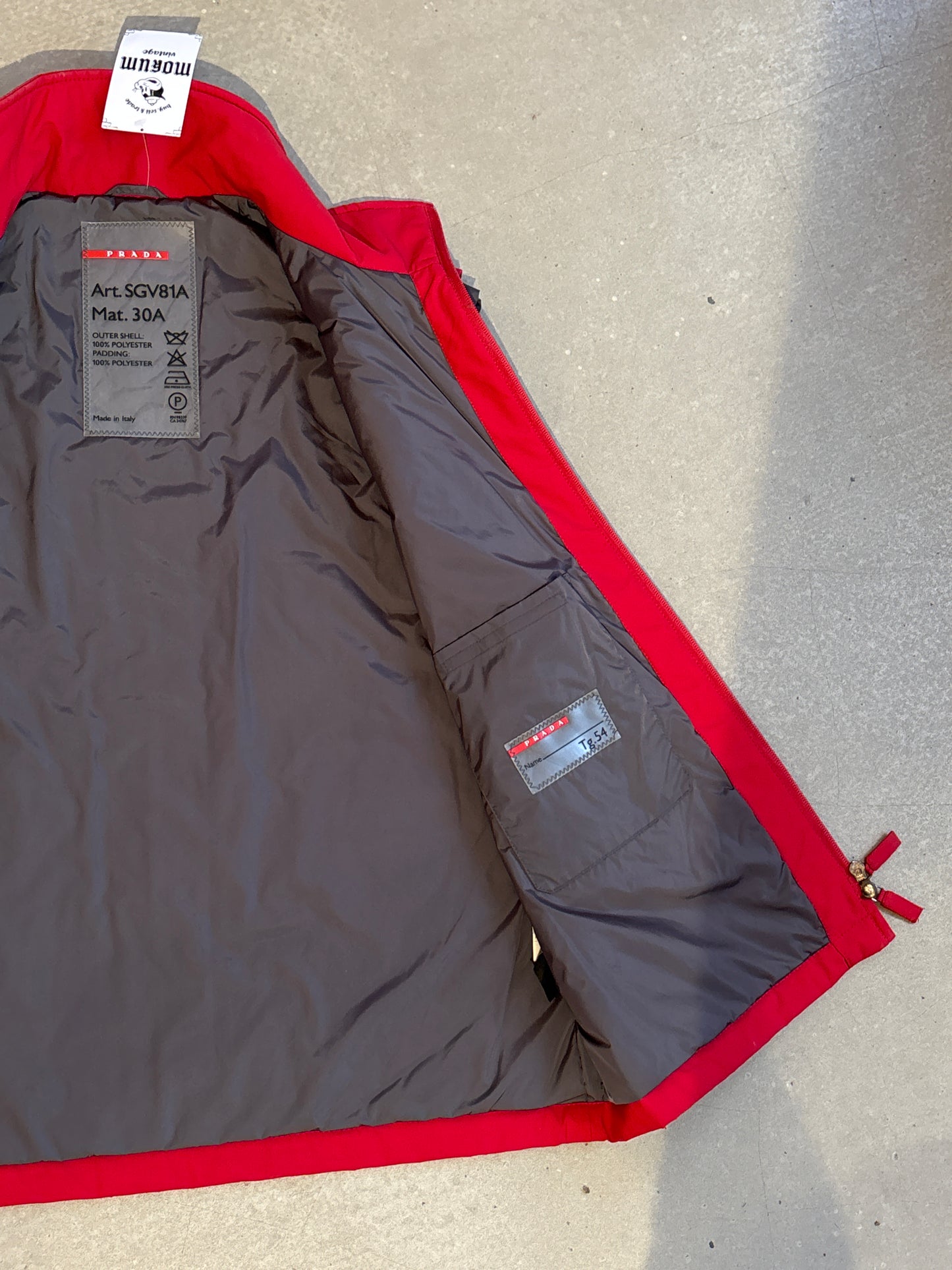 Prada Sport Vest Red XL