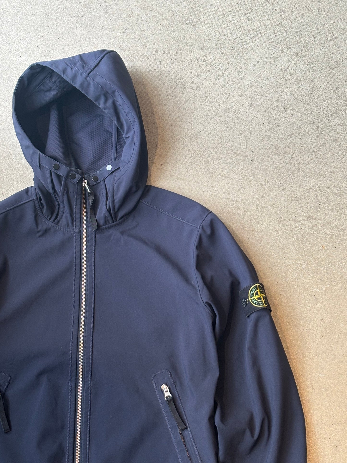 Stone Island Light Soft Shell-R Navy M