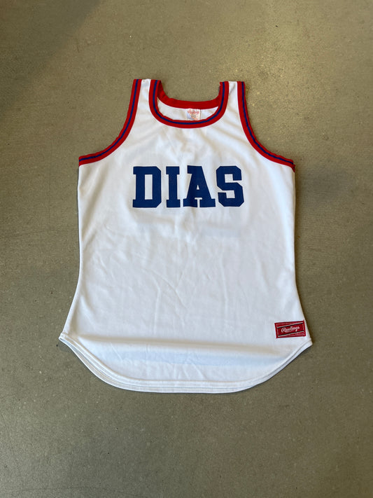 Rawlings Basketball Jersey Dias White L