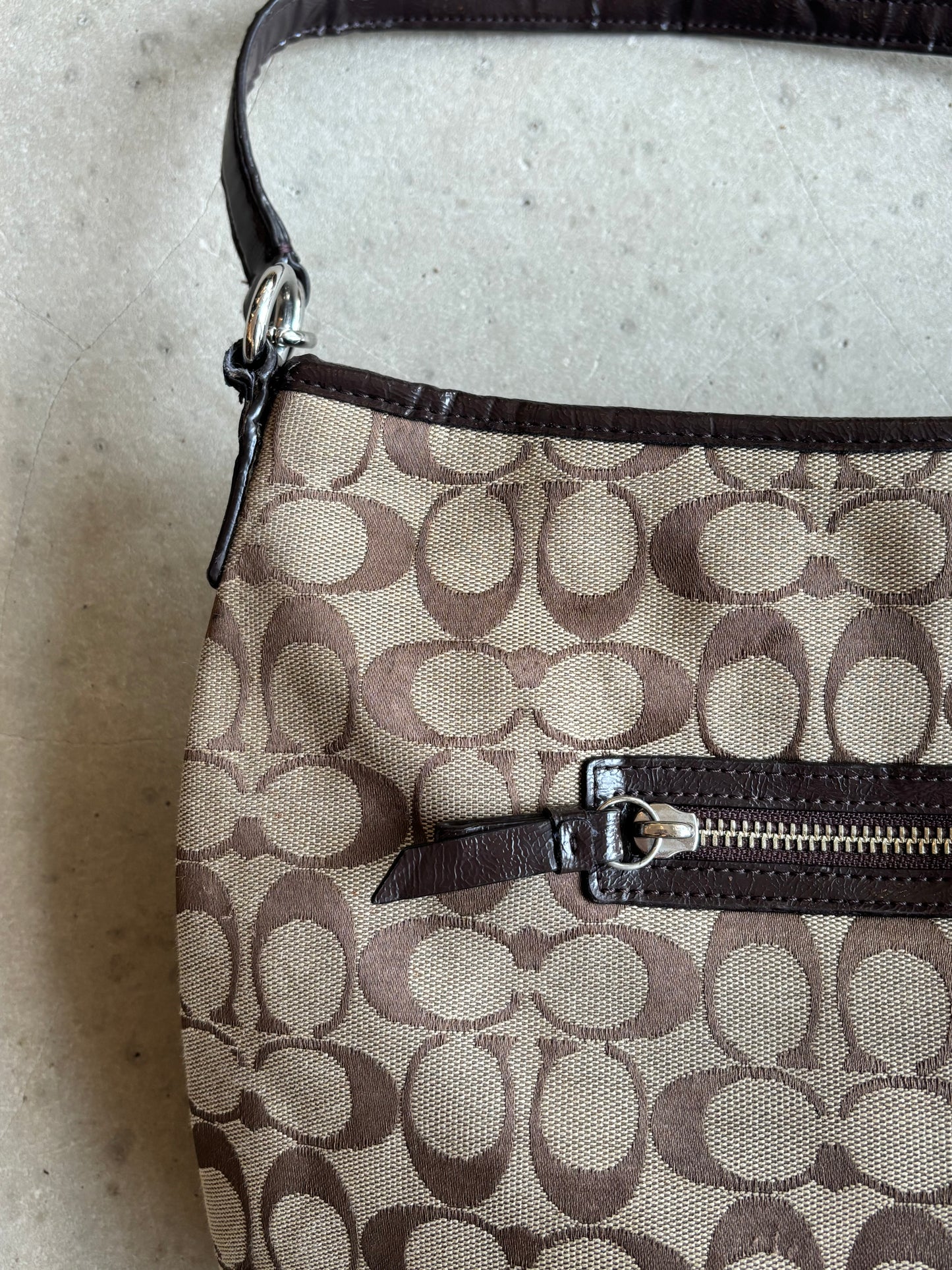 Coach Canvas Monogram Bag