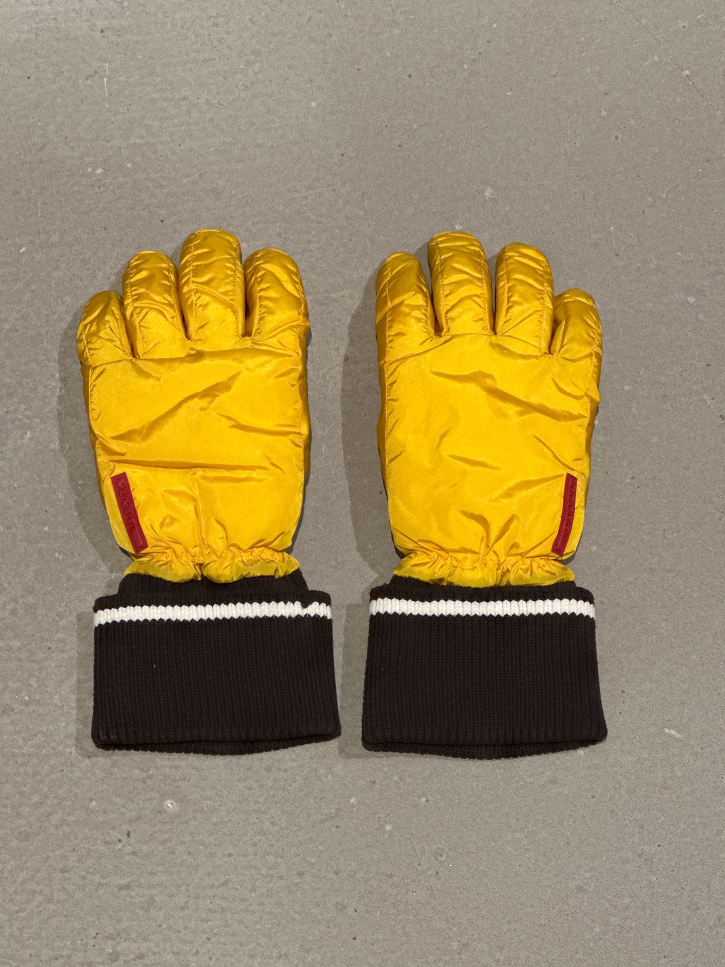 Prada Gloves Yellow S/M