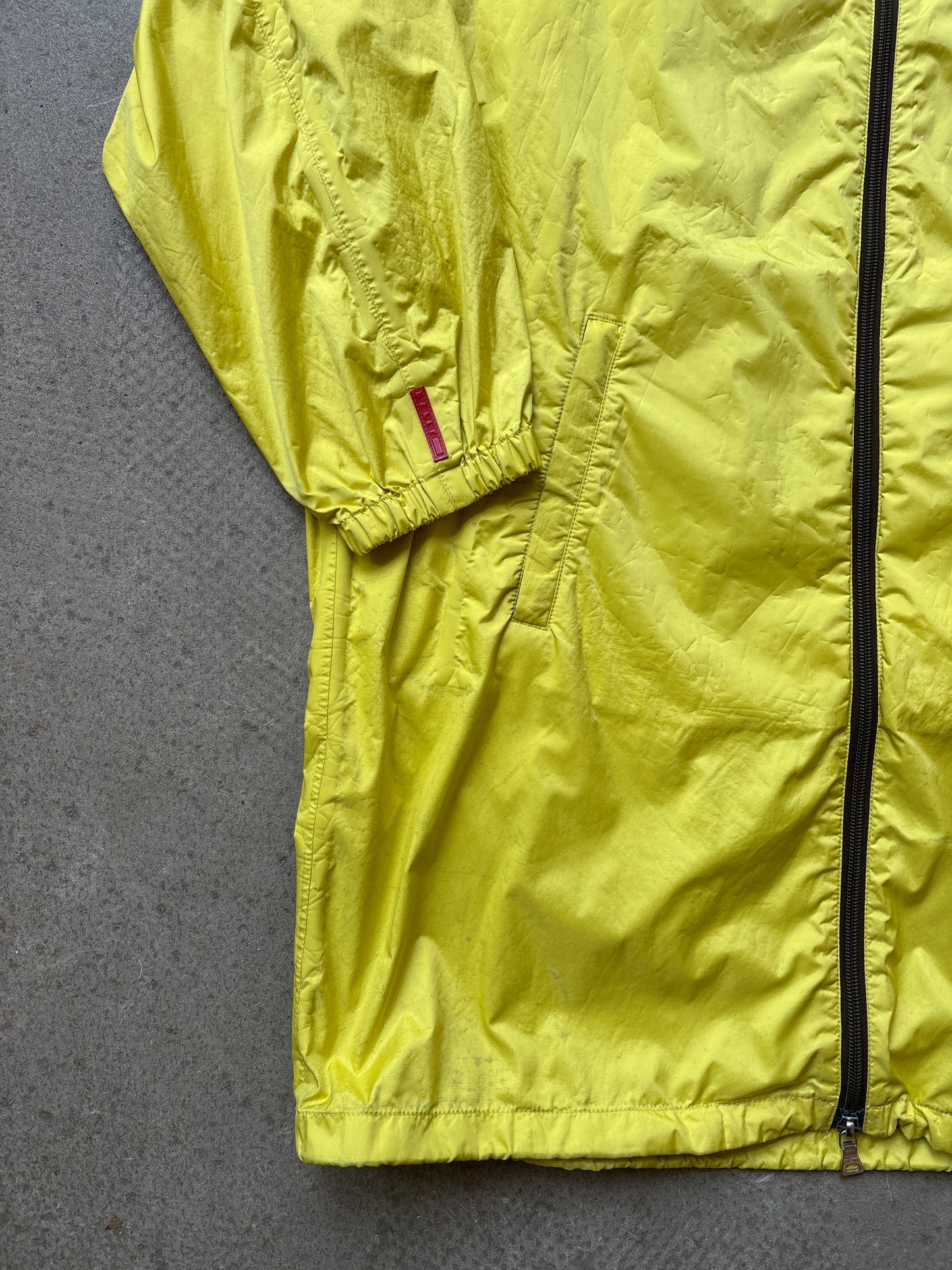Prada Lightweight Trenchcoat Windbreaker Yellow M
