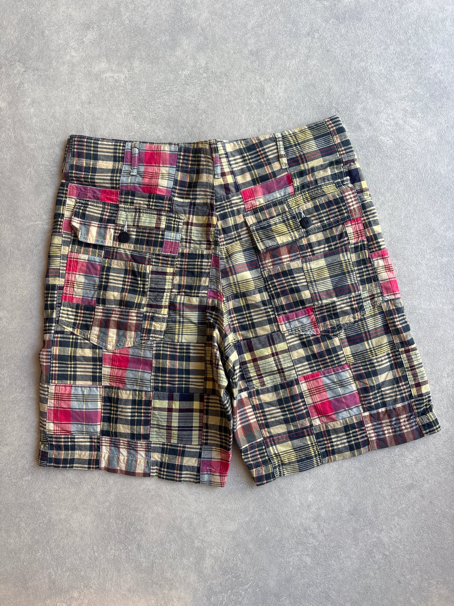 PALACE ENGINEERED GARMENTS PATCH WORK MADRAS SHORT MULTI
