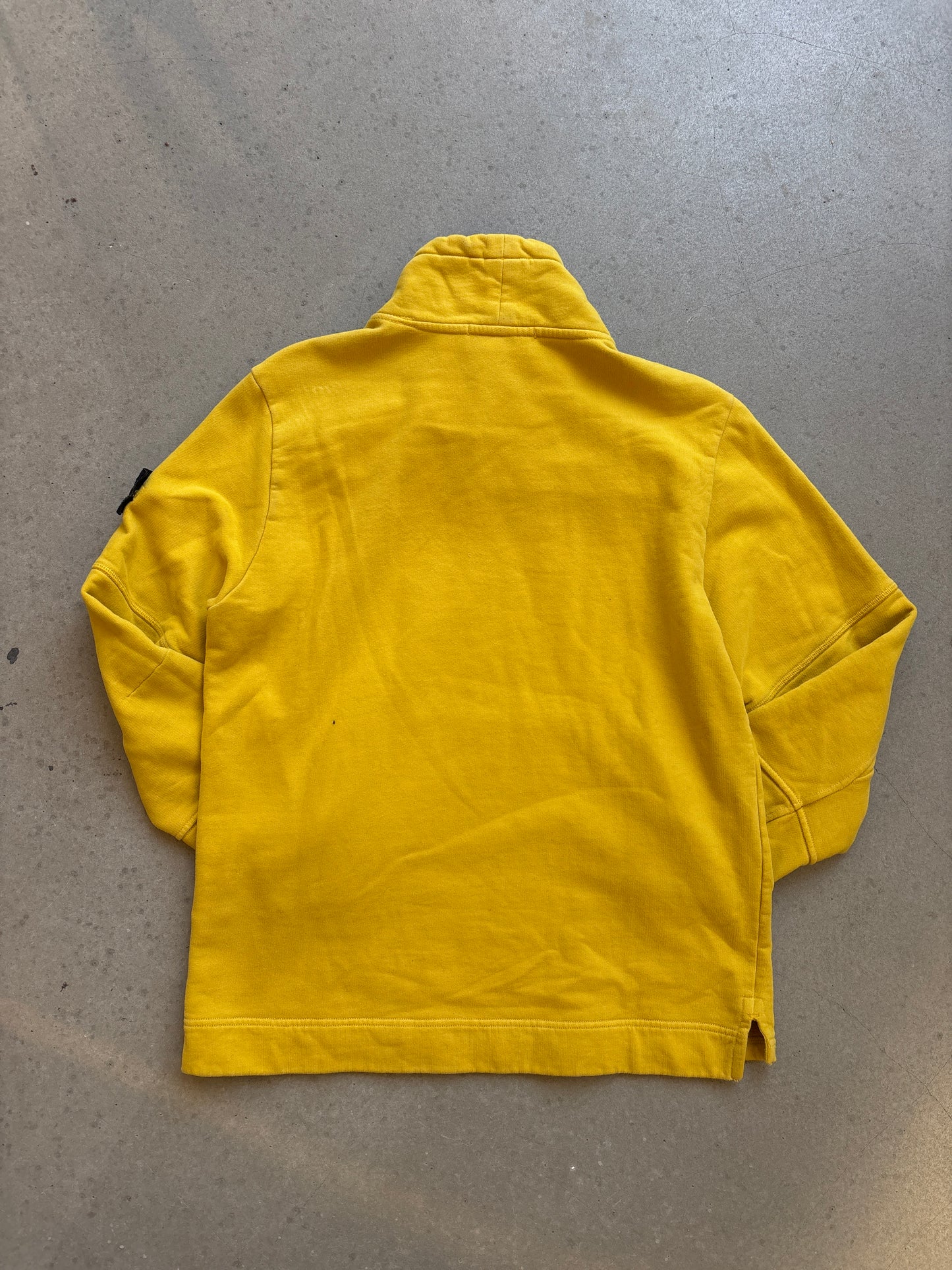 Stone Island Funnel Neck Pullover Yellow S
