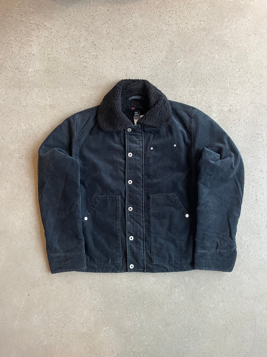 Diesel Corduroy Workwear Jacket Navy Large