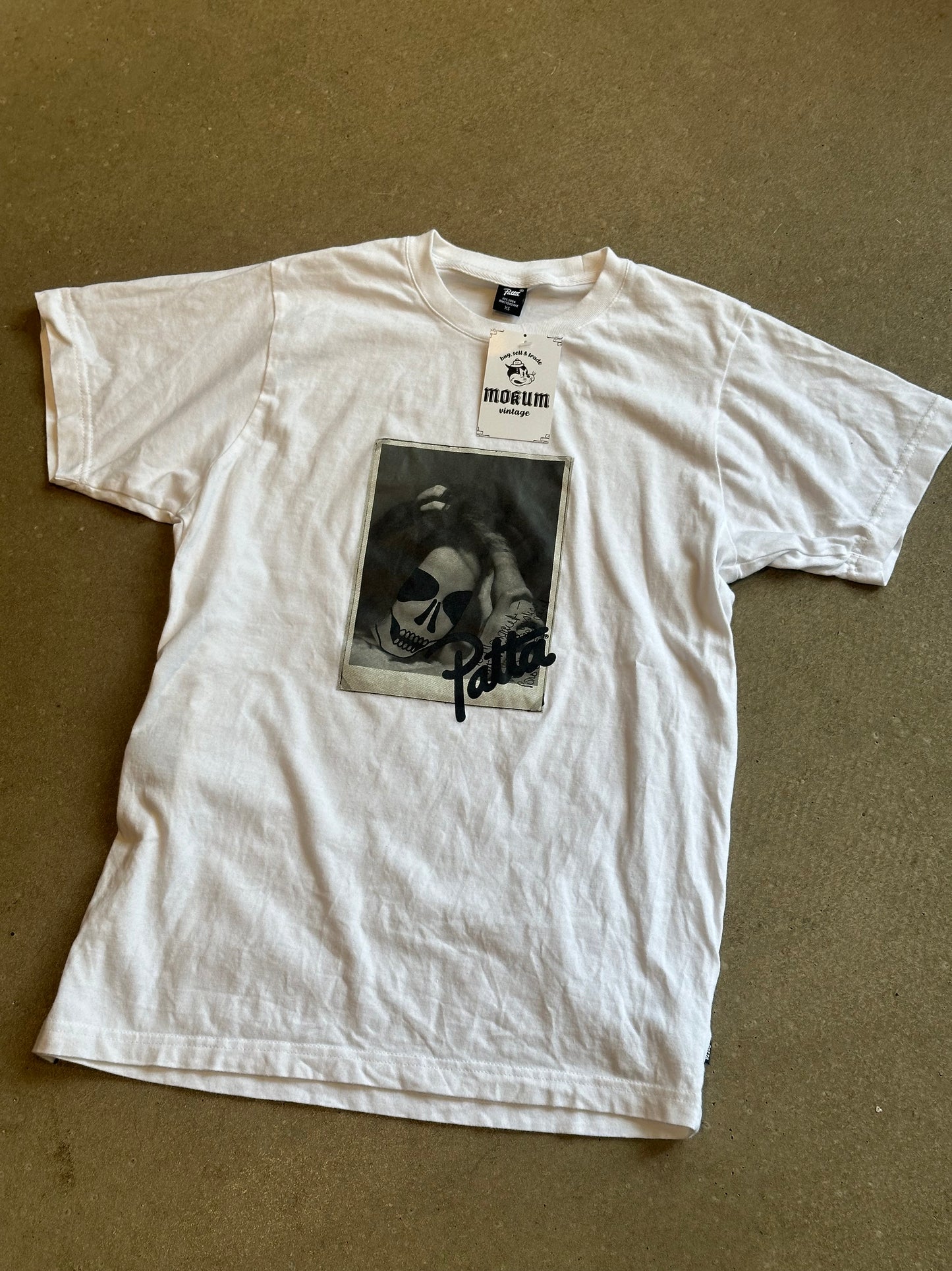 Patta Photo Skull Tee White XS