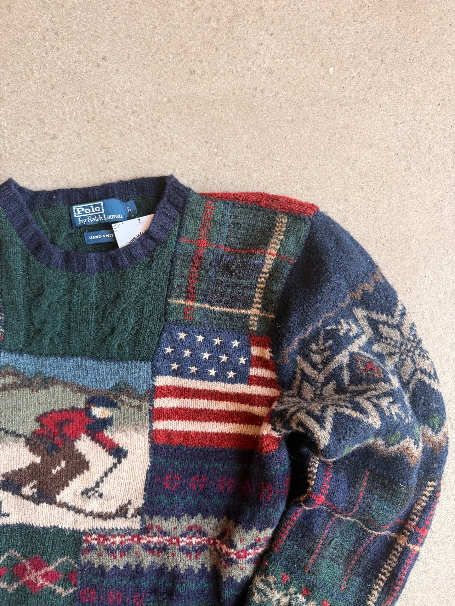 Polo Ralph Lauren Ski Hand Knit Large