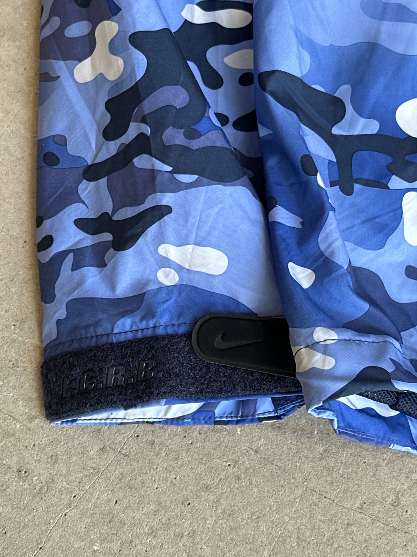 Nike F.C Real Bristol Jacket Camo Blue Large