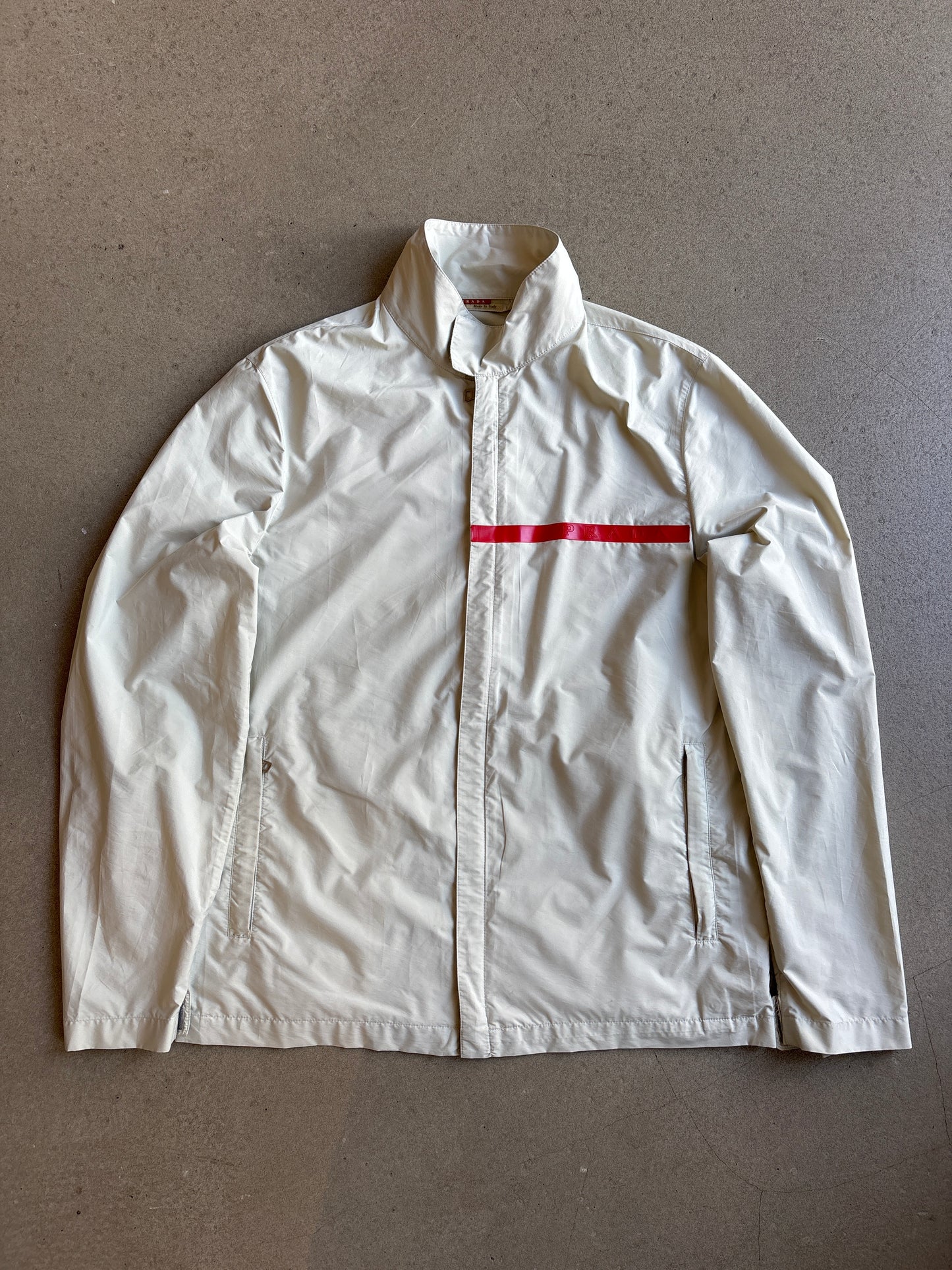 Prada Linea Rossa Windproof Popeline Technic Jacket Size 48 XL