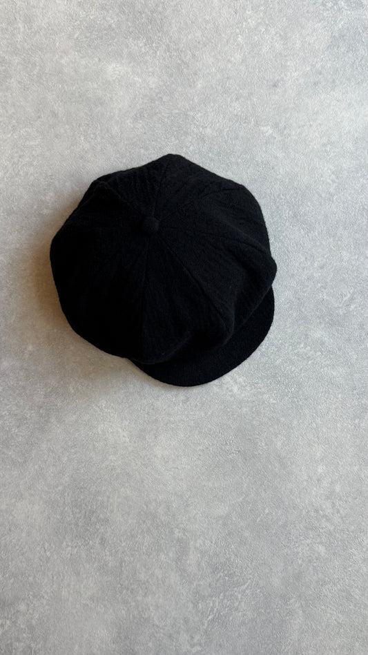Yohji Yamamoto Classical Wool BK Casket Hat
