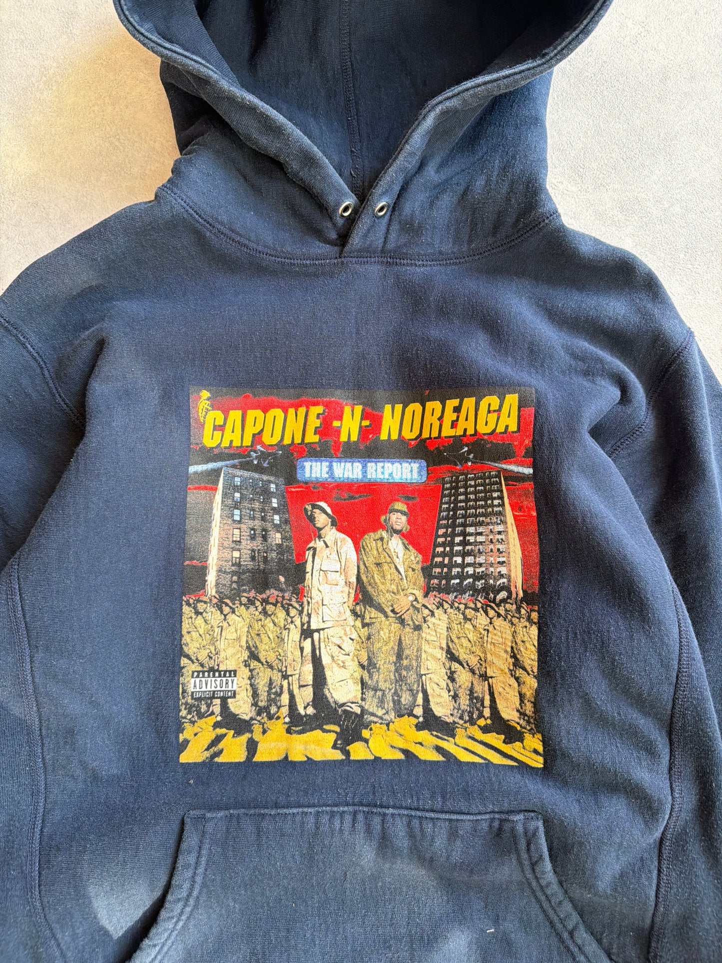Supreme X The War Report Hoodie 'Capone -N- Noreaga Collection 2016 Size L