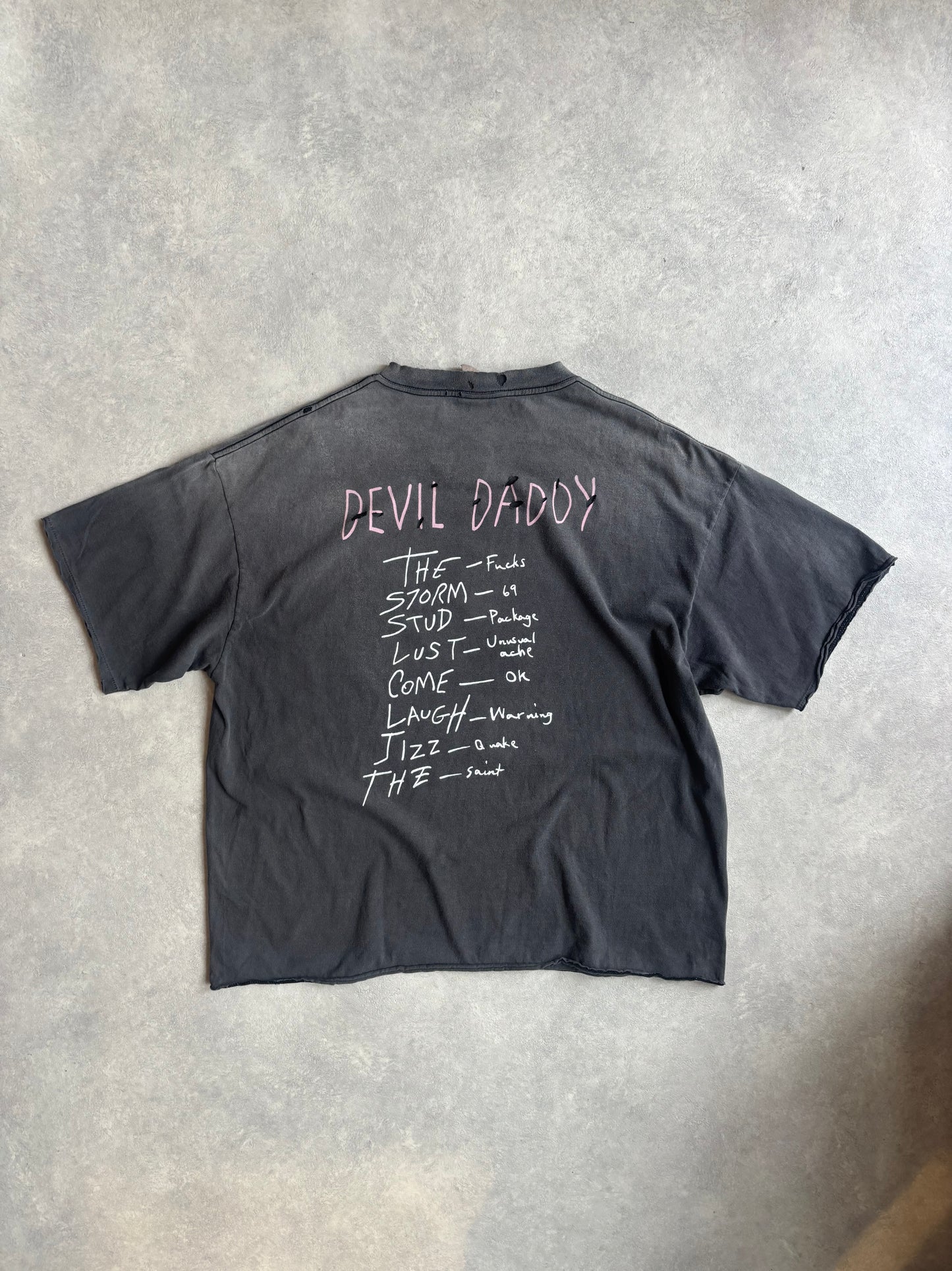 Saint Michael Devil Daddy Distressed T-Shirt