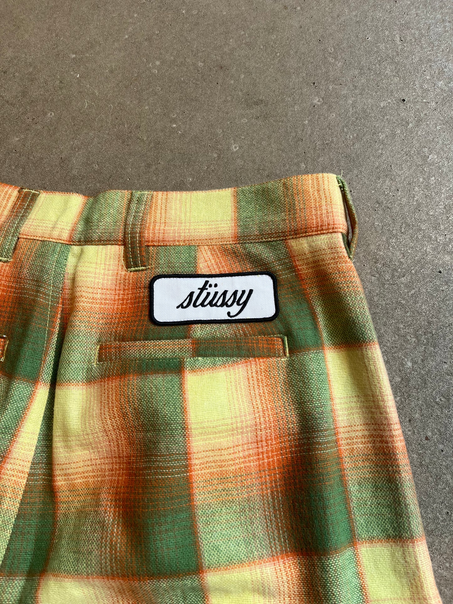 Stussy Shorts Yellow Green S