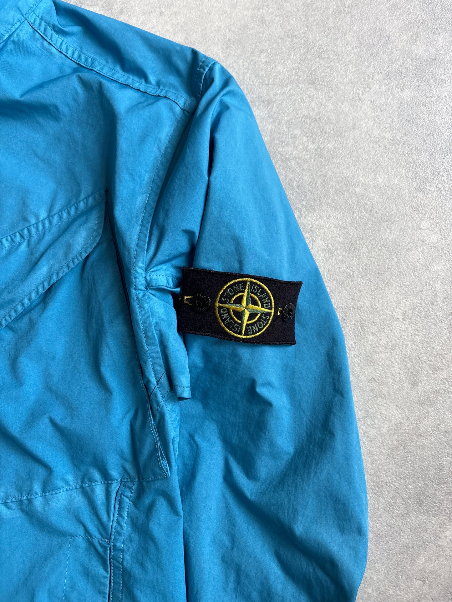 Stone Island David-TC Jacket Aqua Blue M