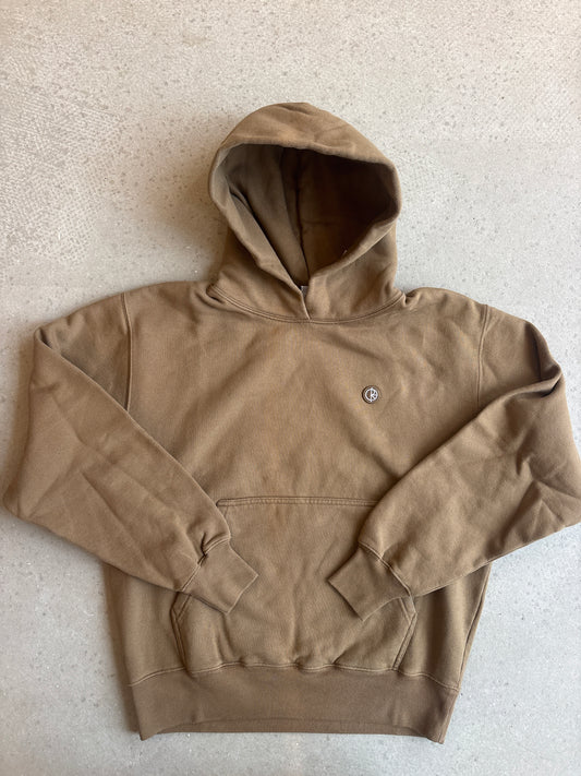Polar Mini Logo Hoodie Brown Medium