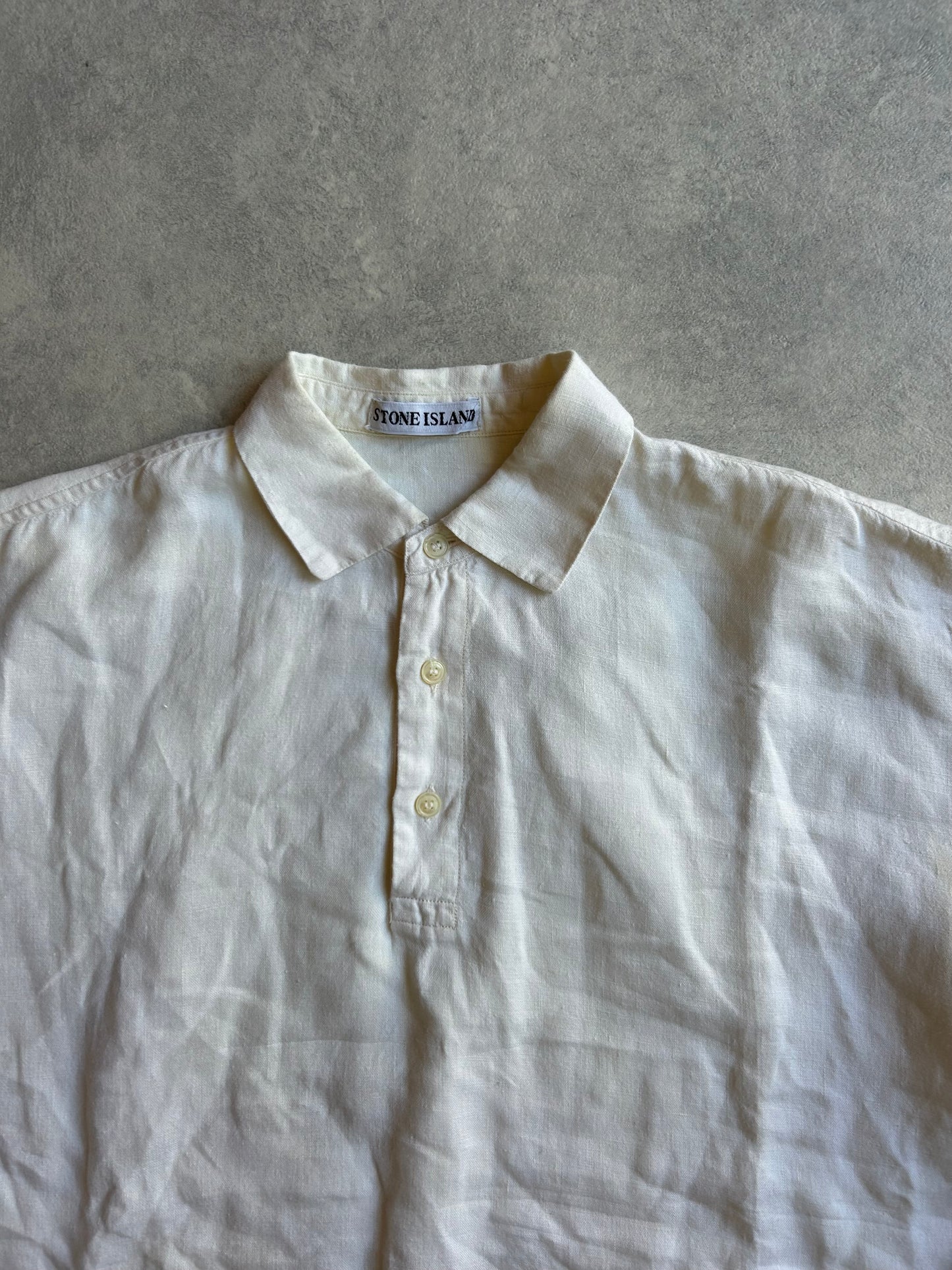 Stone Island Marino Vintage Linnen Shirt XL