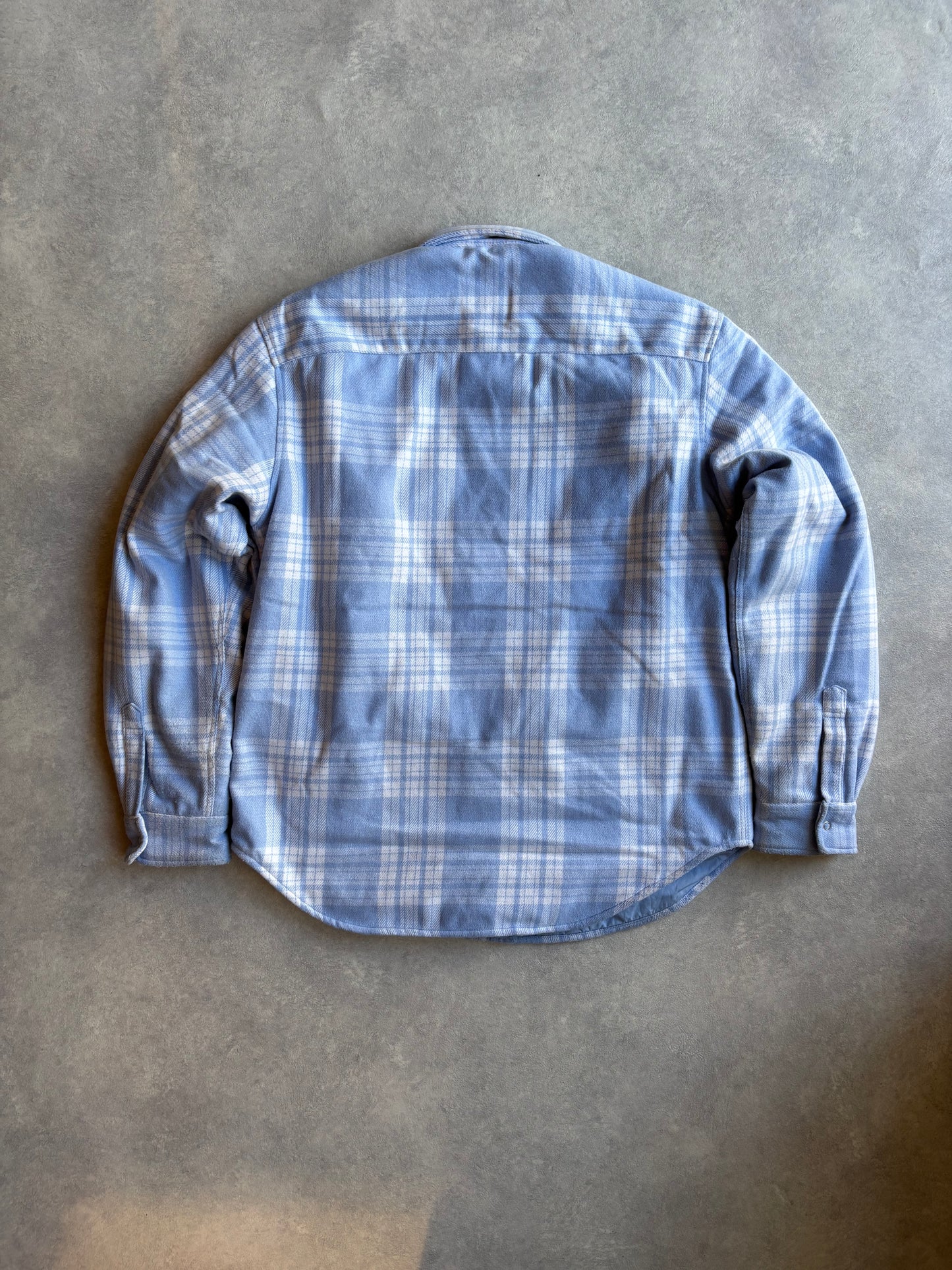 Palace Check Insulated Shirt Lichtblauw Maat XL
