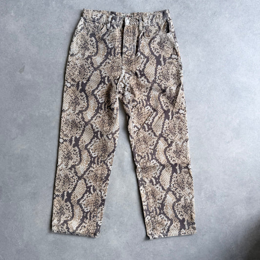 Stussy Washed Canvas Big OL Python Jeans W29 L 32