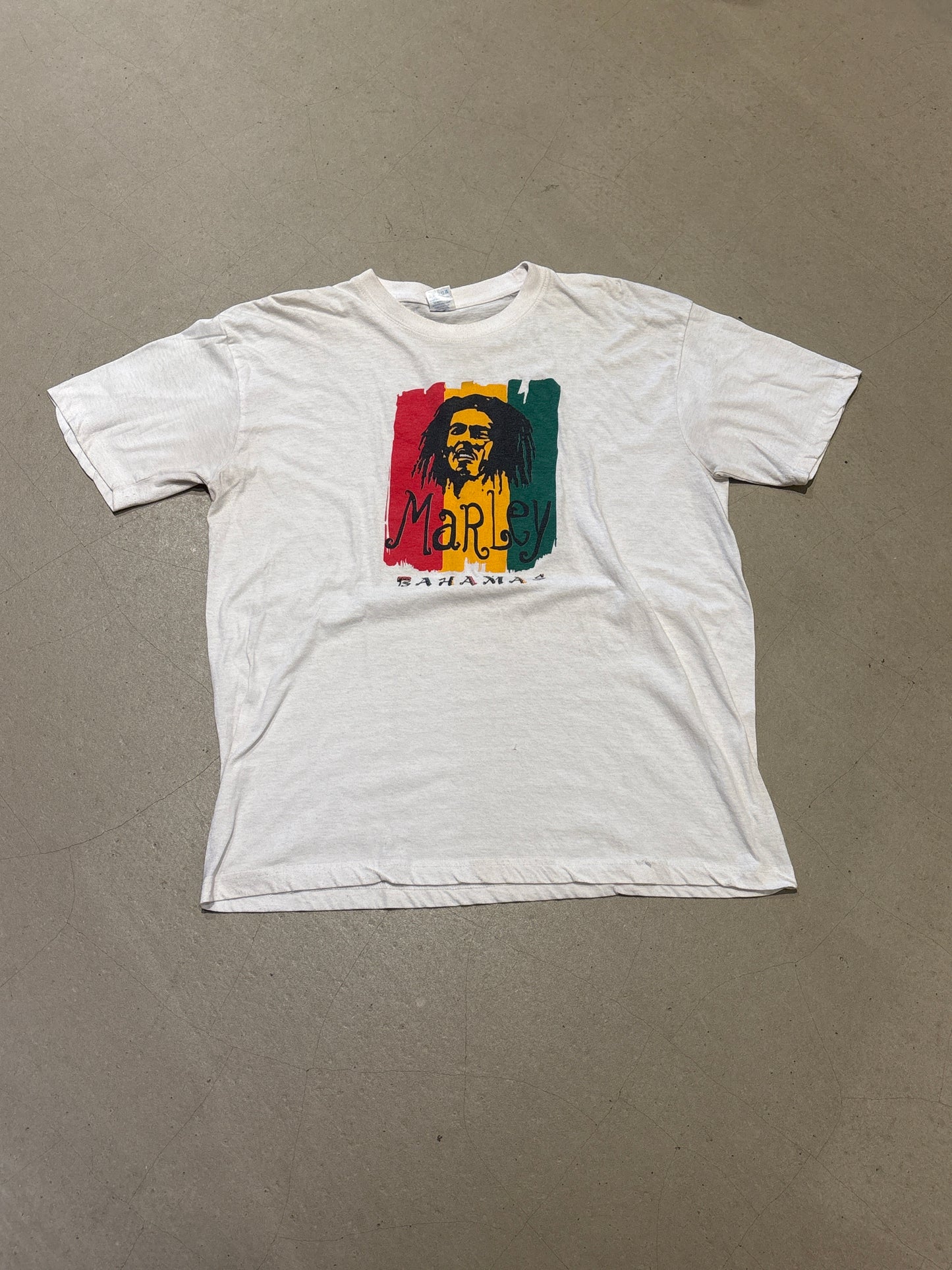 Bob Marley Bahamas T-shirt Wit XXL