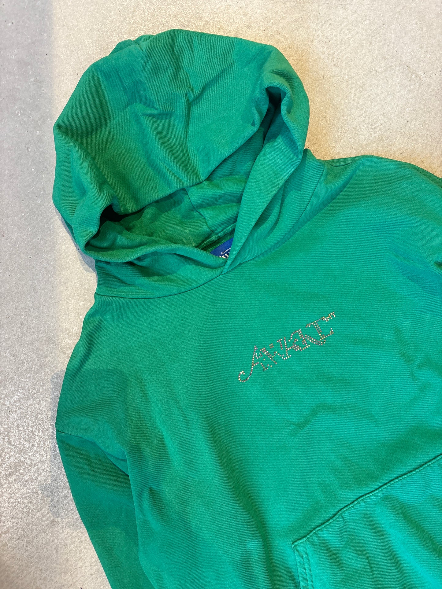 Awake Hoodie Green Glitter L