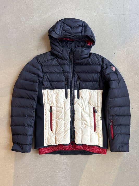 Moncler Grenoble Isorno Hooded Down Jacket Navy S