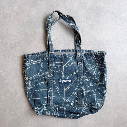 Supreme Denim Shopping Guide Bag