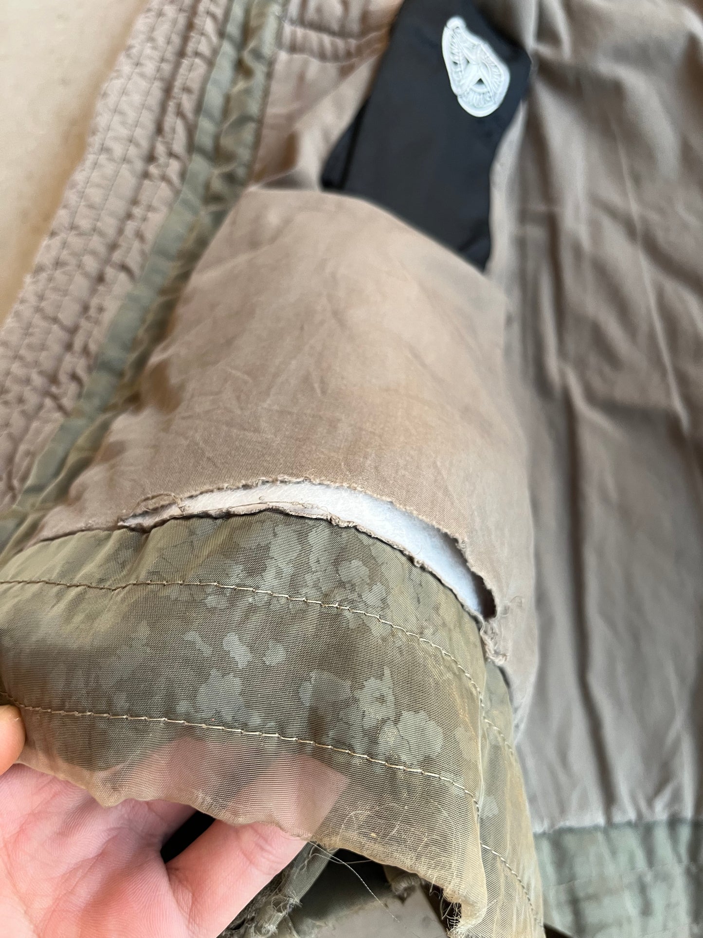 Stone Island Vintage Mesh Jacket Olive Medium