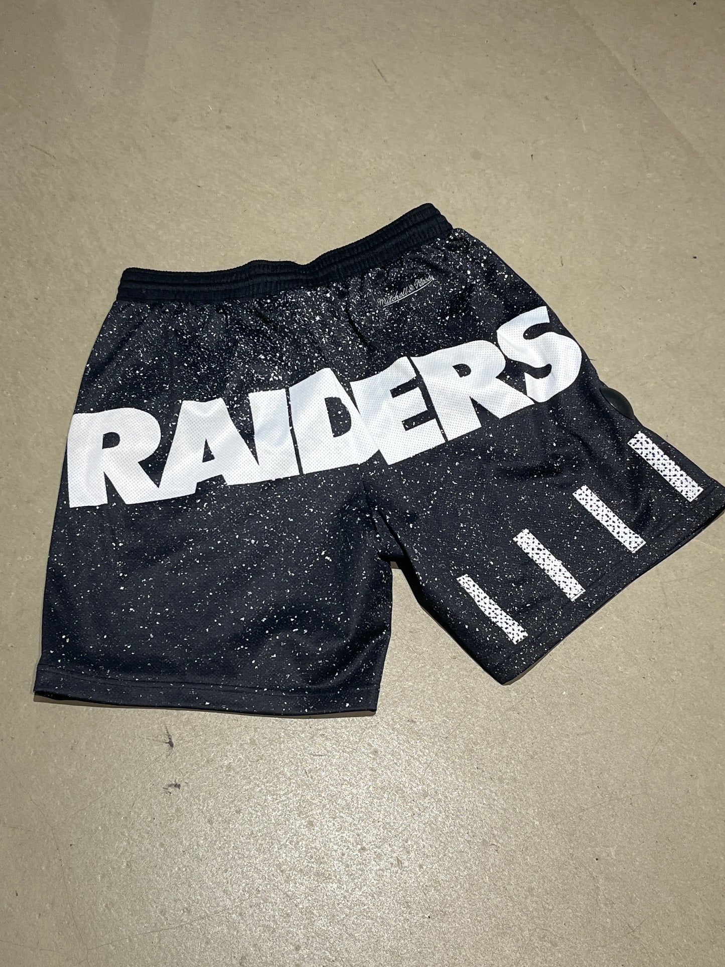 Mitchell &Ness Raiders Shorts Black L