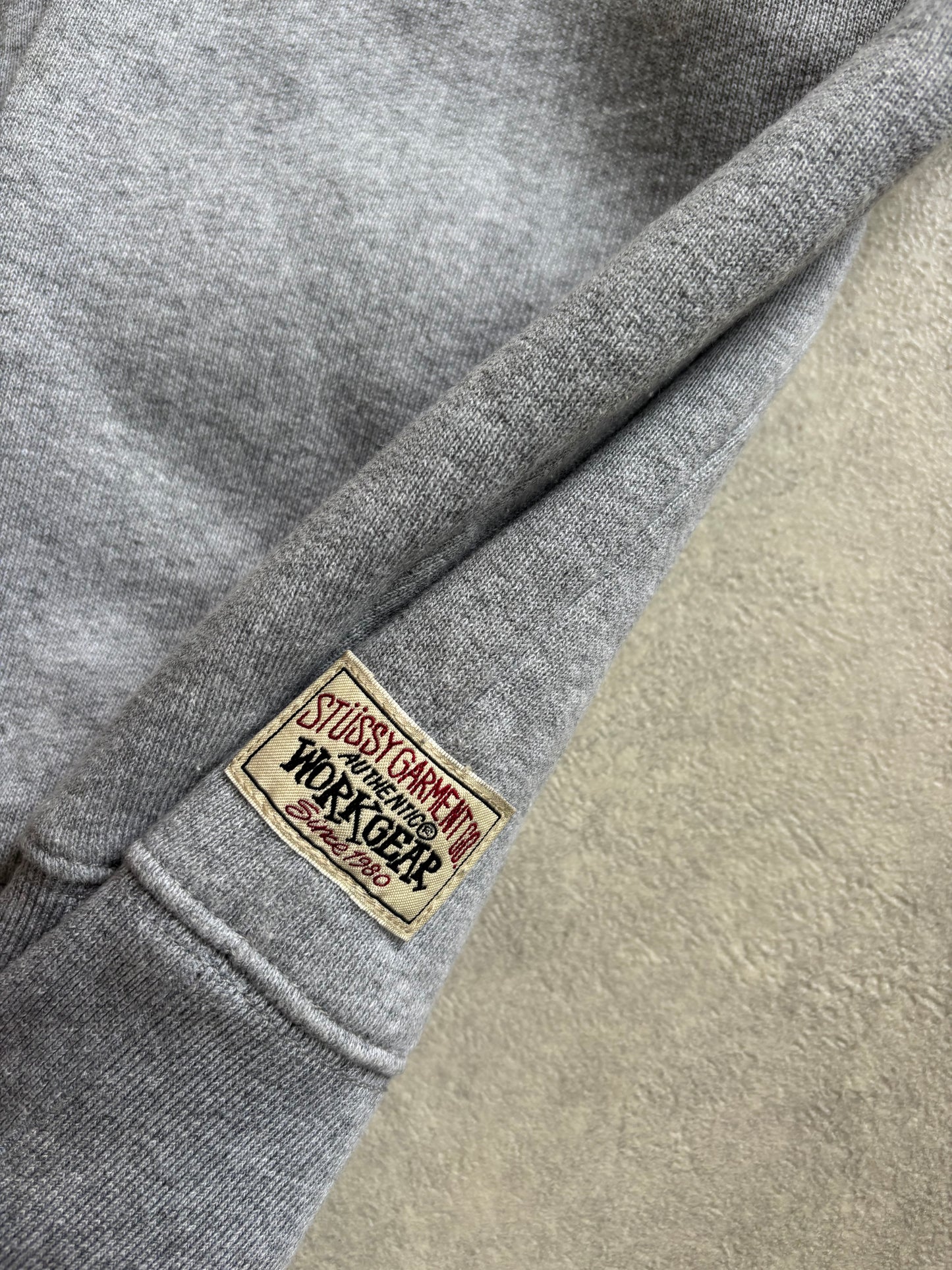 Stüssy Half Zip Grey L