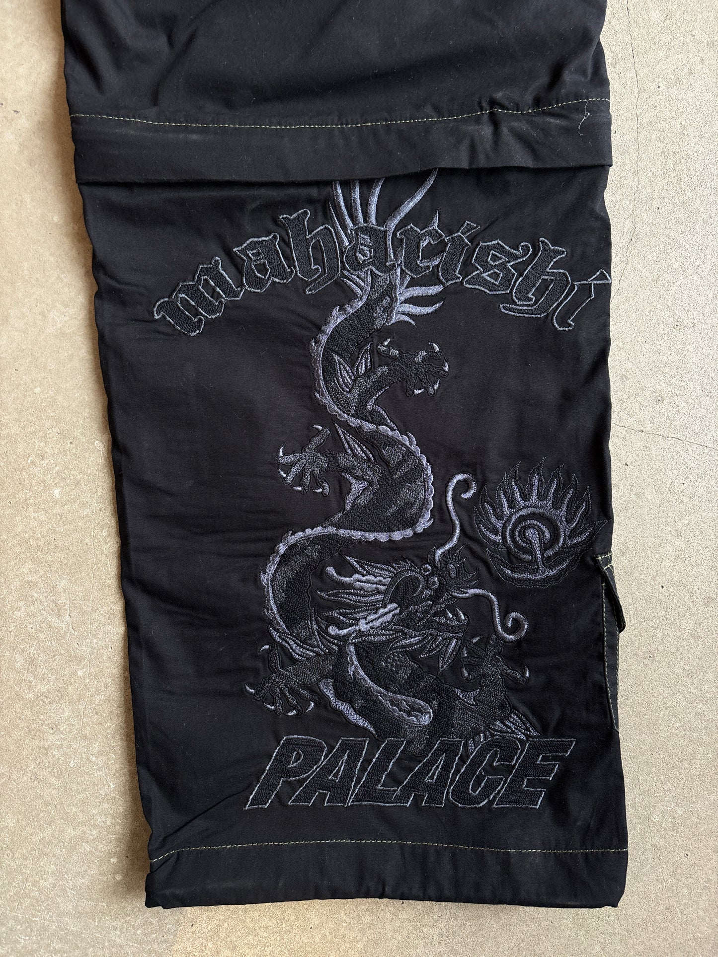 Palace X Maharishi Zip Off Snopants Black Small