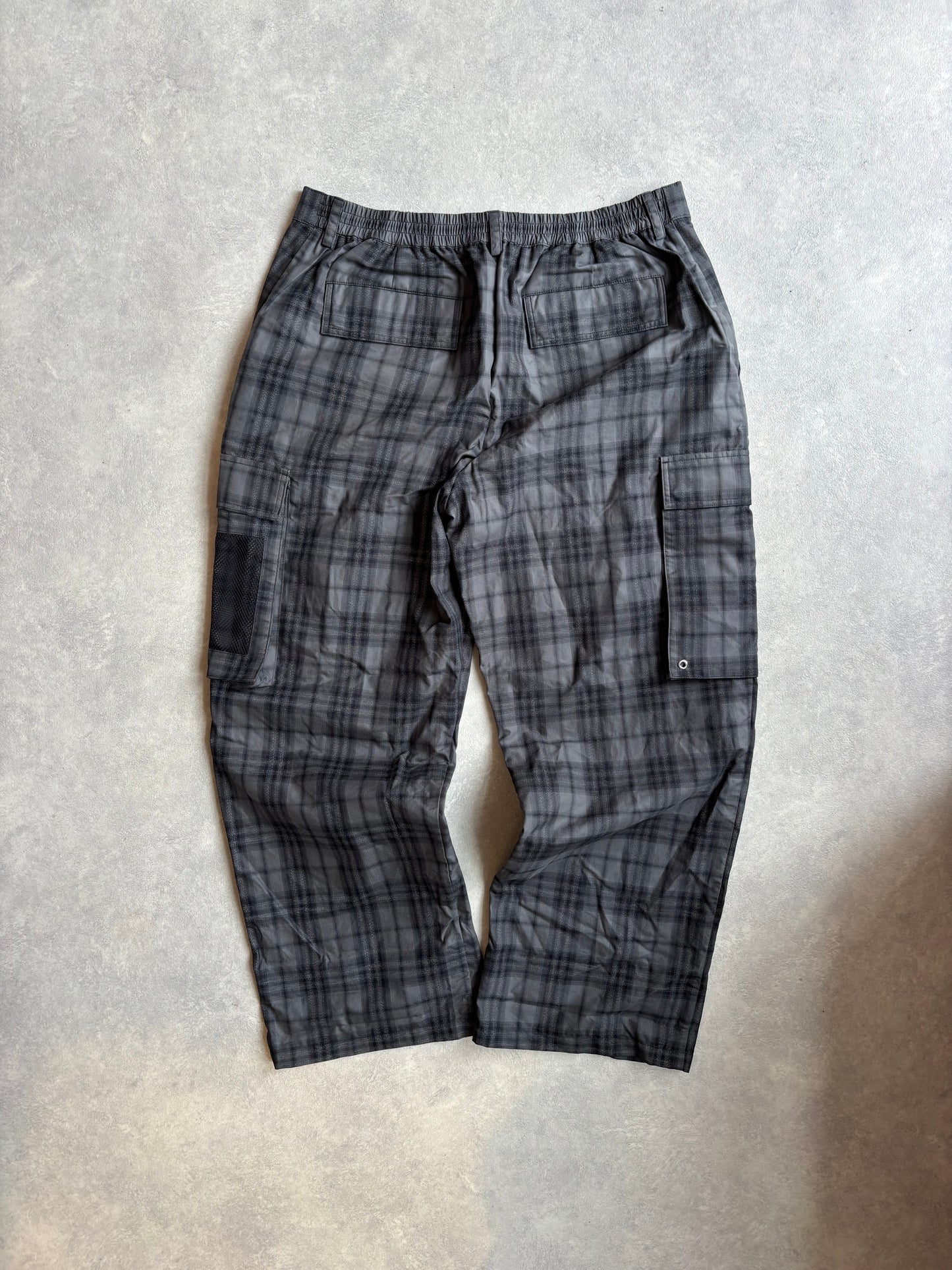 Burberry Pop Trading Company Reflective Cargo Pants Grey Size 56